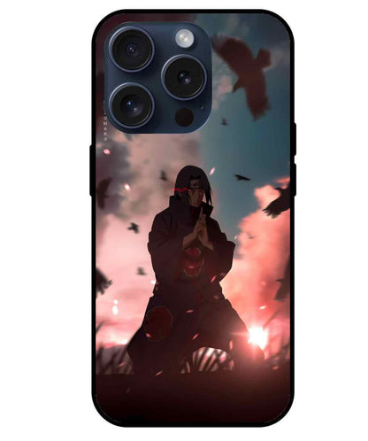 Itachi Uchiha Naruto character Glass Back Cover