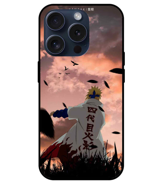 Minato Namikaze Naruto character Glass Back Cover