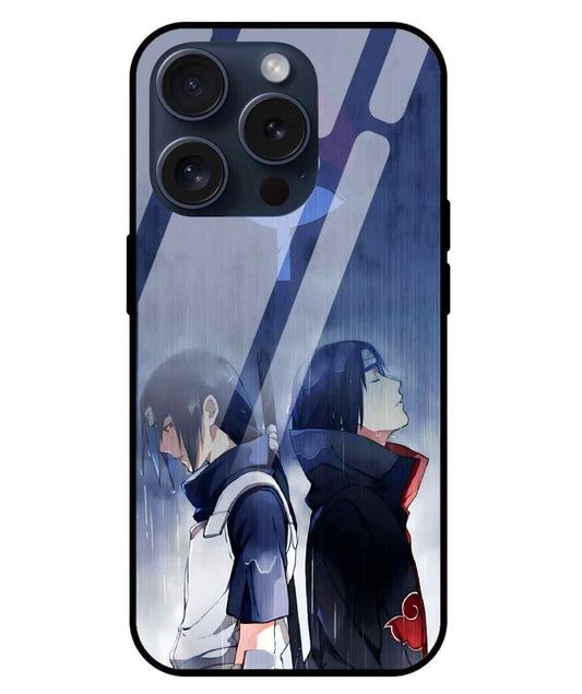 Itachi Uchiha Naruto character Glass Back Cover