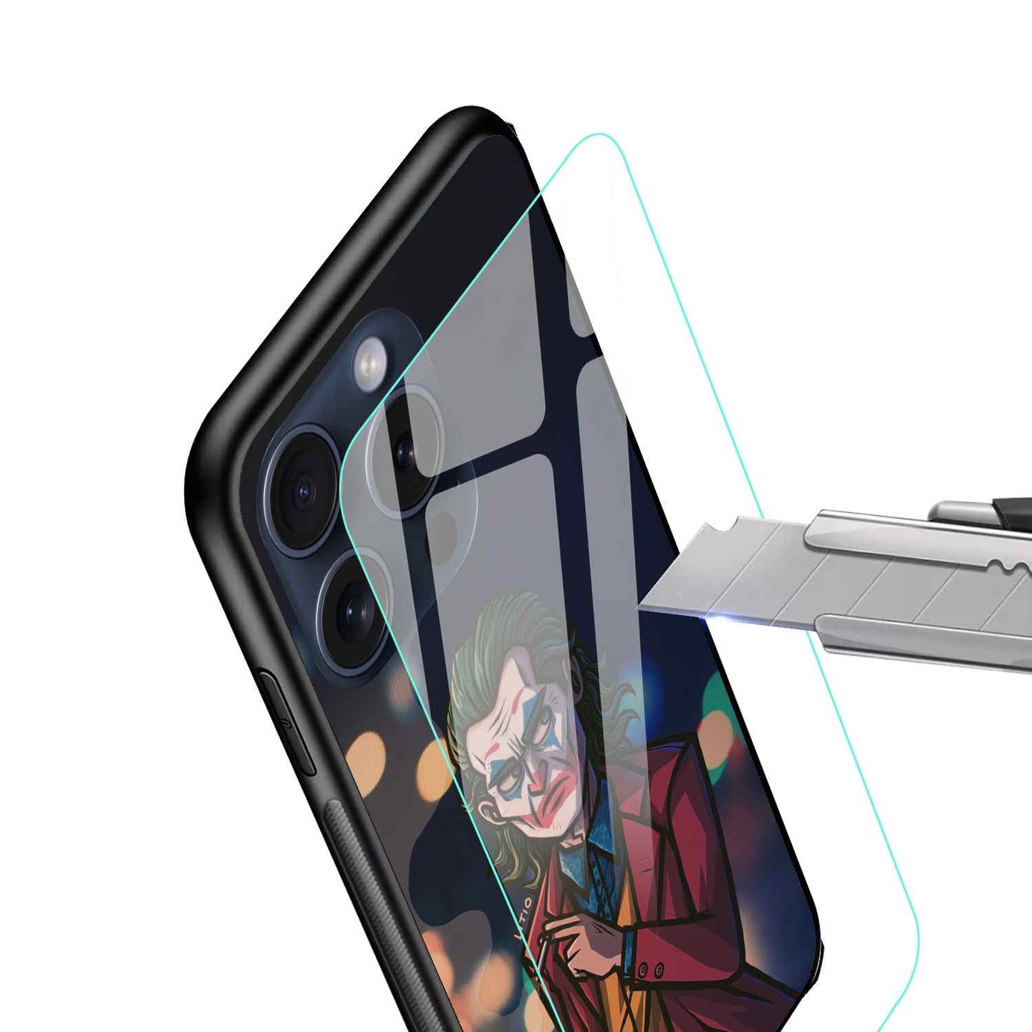 Joker Glass Back Cover