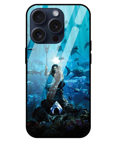 Aqua man Glass Back Cover