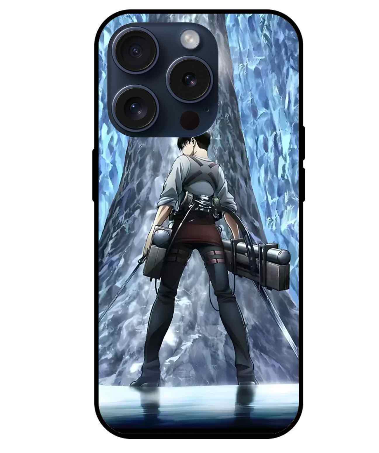 Levi Ackerman Attack on Titan Glass Back Cover