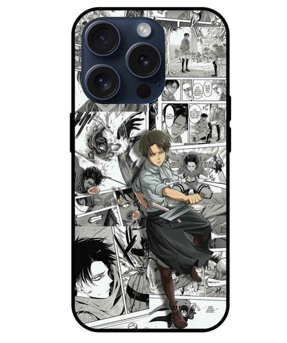 Levi Ackerman Attack on Titan Glass Back Cover