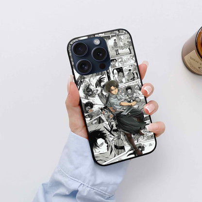 Levi Ackerman Attack on Titan Glass Back Cover