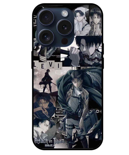 Levi Ackerman Attack on Titan Glass Back Cover