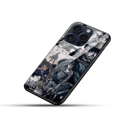 Levi Ackerman Attack on Titan Glass Back Cover