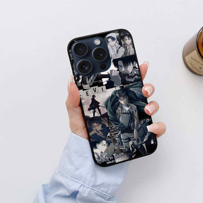 Levi Ackerman Attack on Titan Glass Back Cover