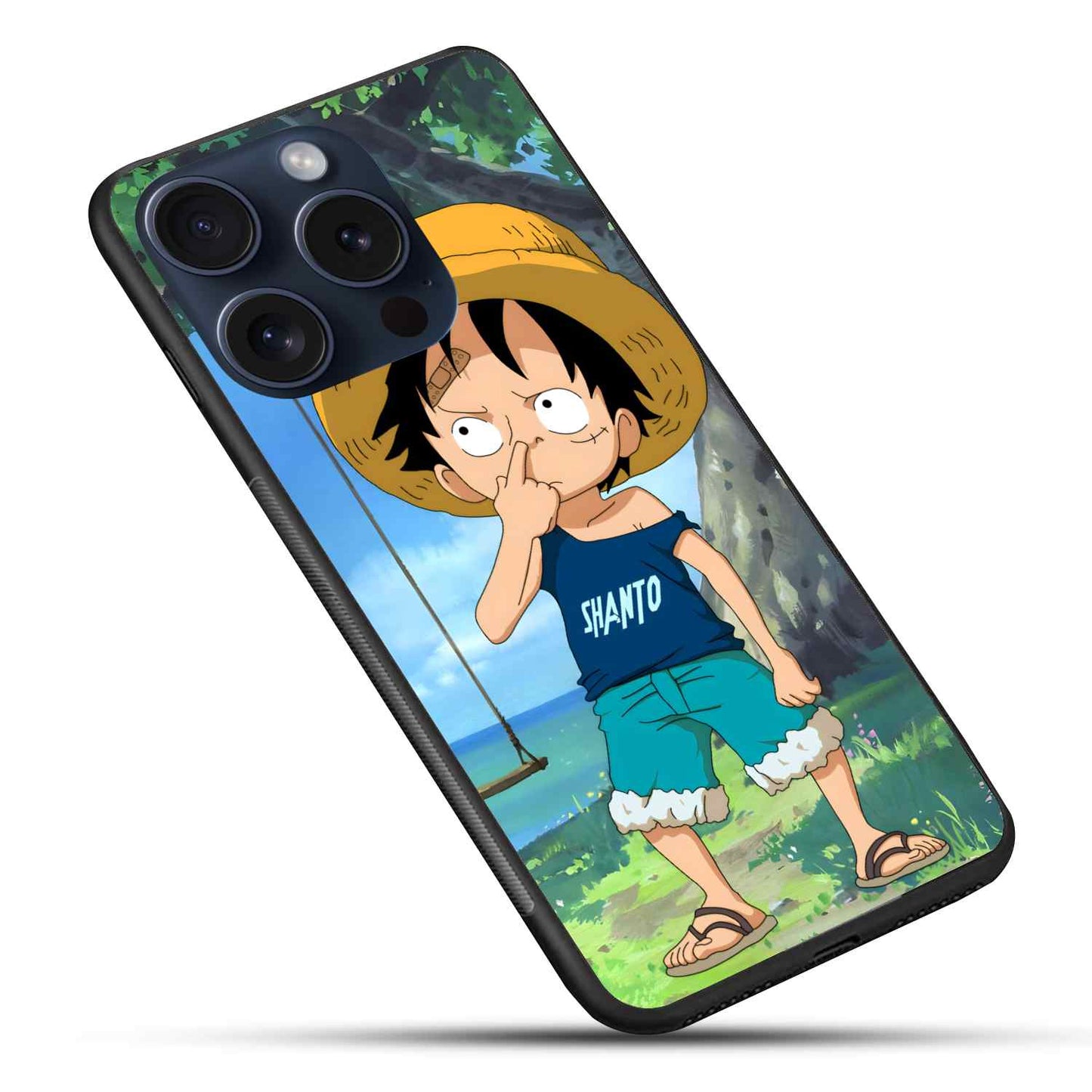 Monkey D. Luffy one piece SHANTO Glass Back Cover