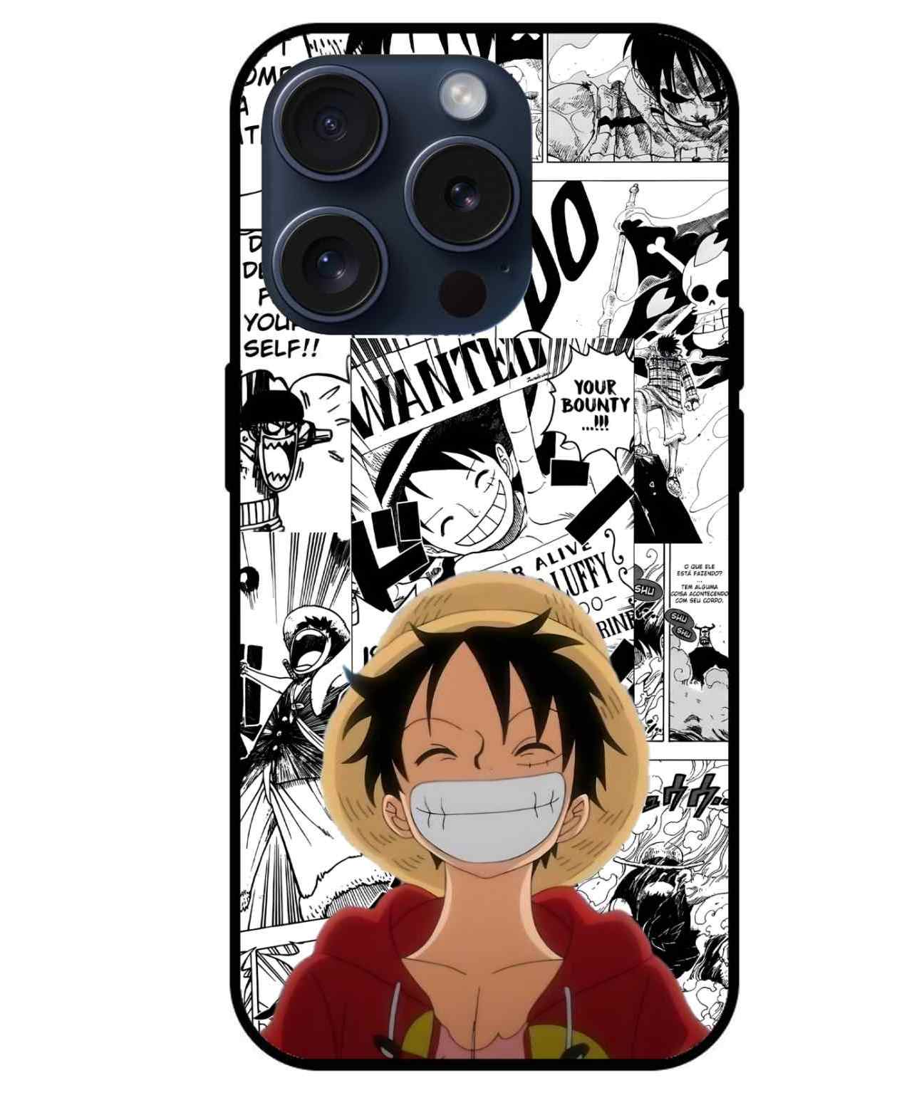 Monkey D.Luffy  Glass Back Cover