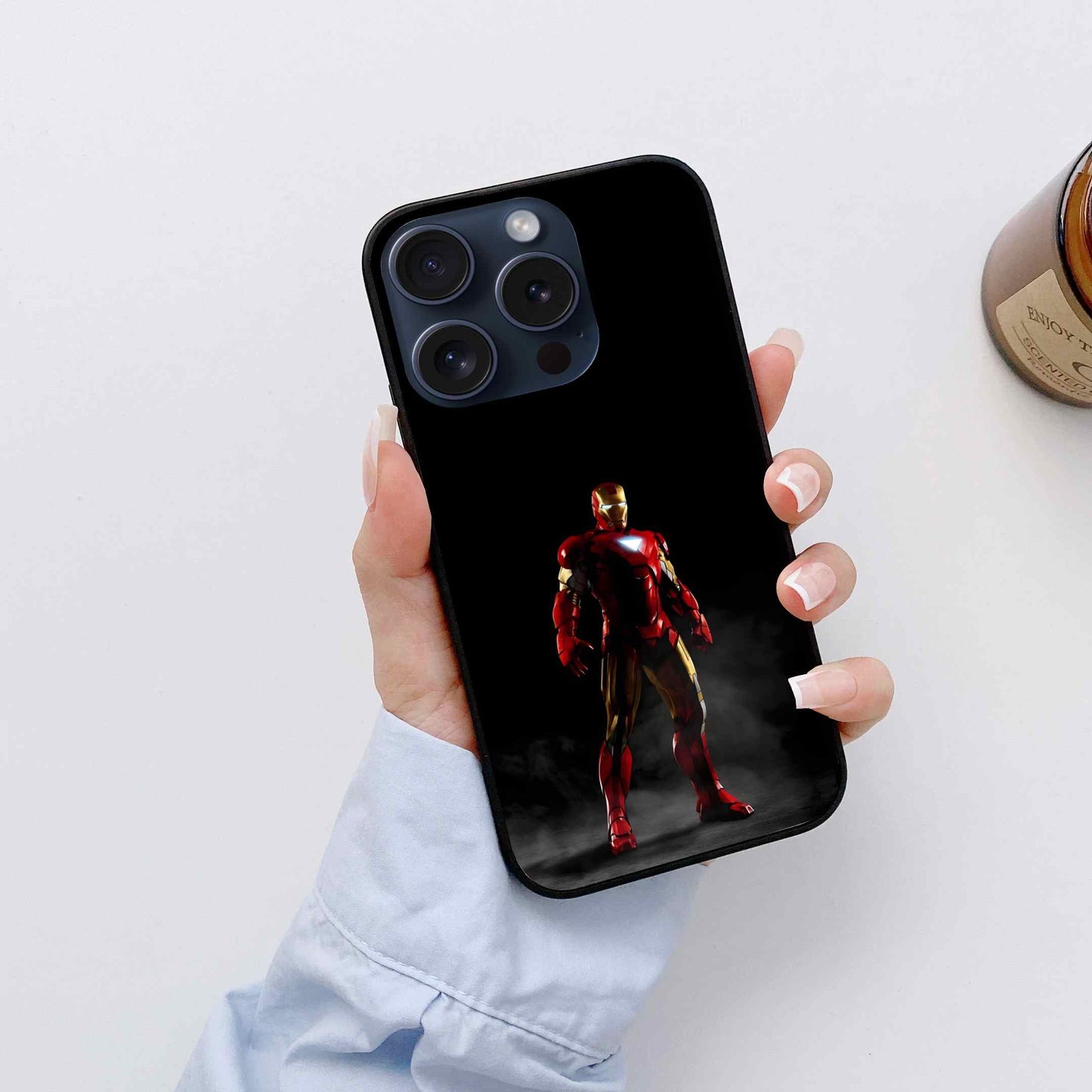 Iron man Glass Back Cover