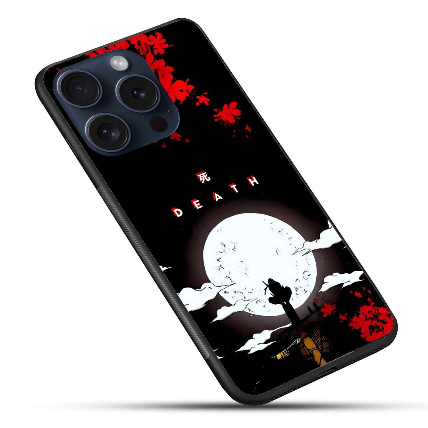 Itachi Uchiha Death Glass Back Cover