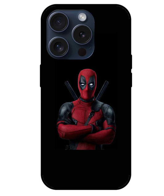 Deadpool Glass Back Cover