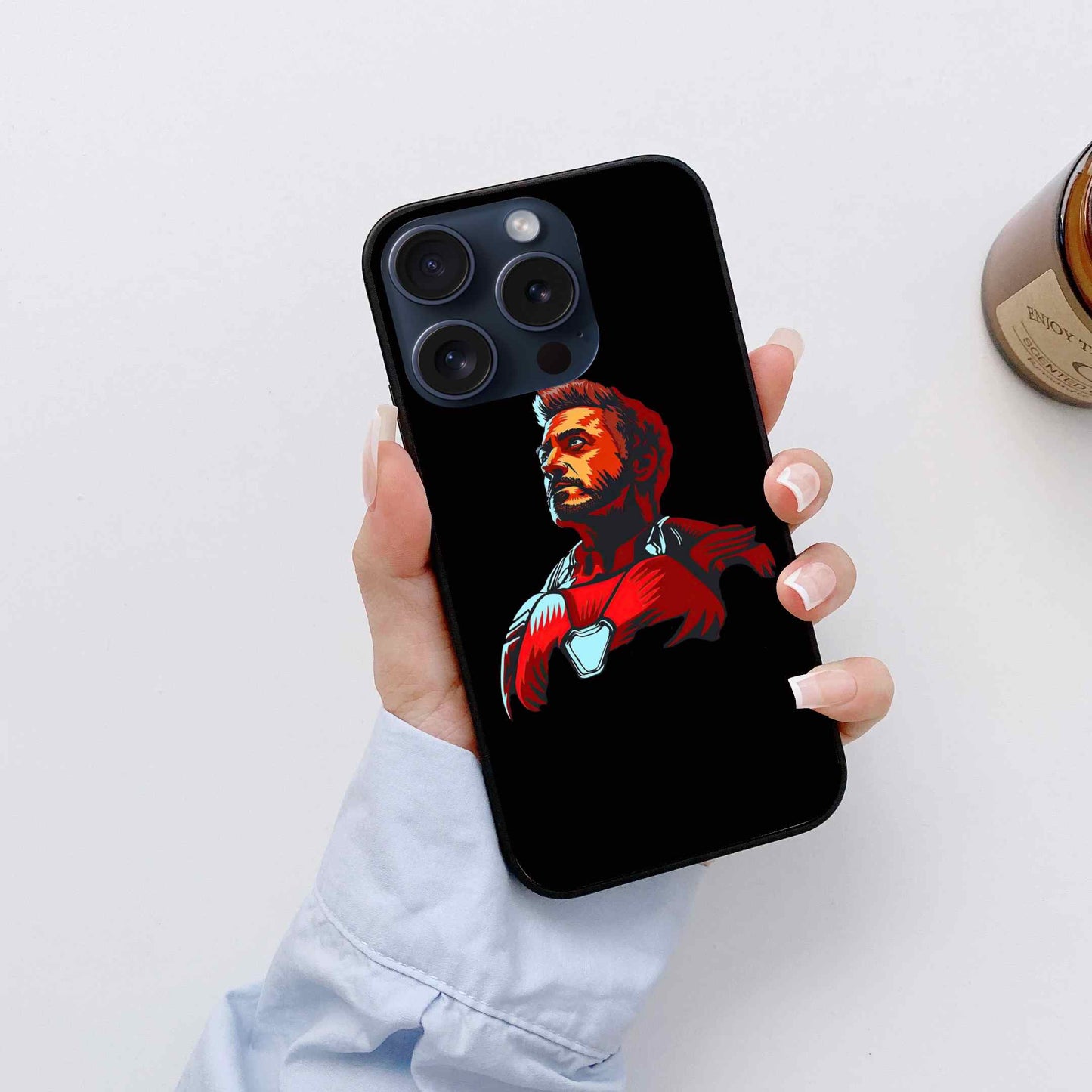 Iron man Glass Back Cover