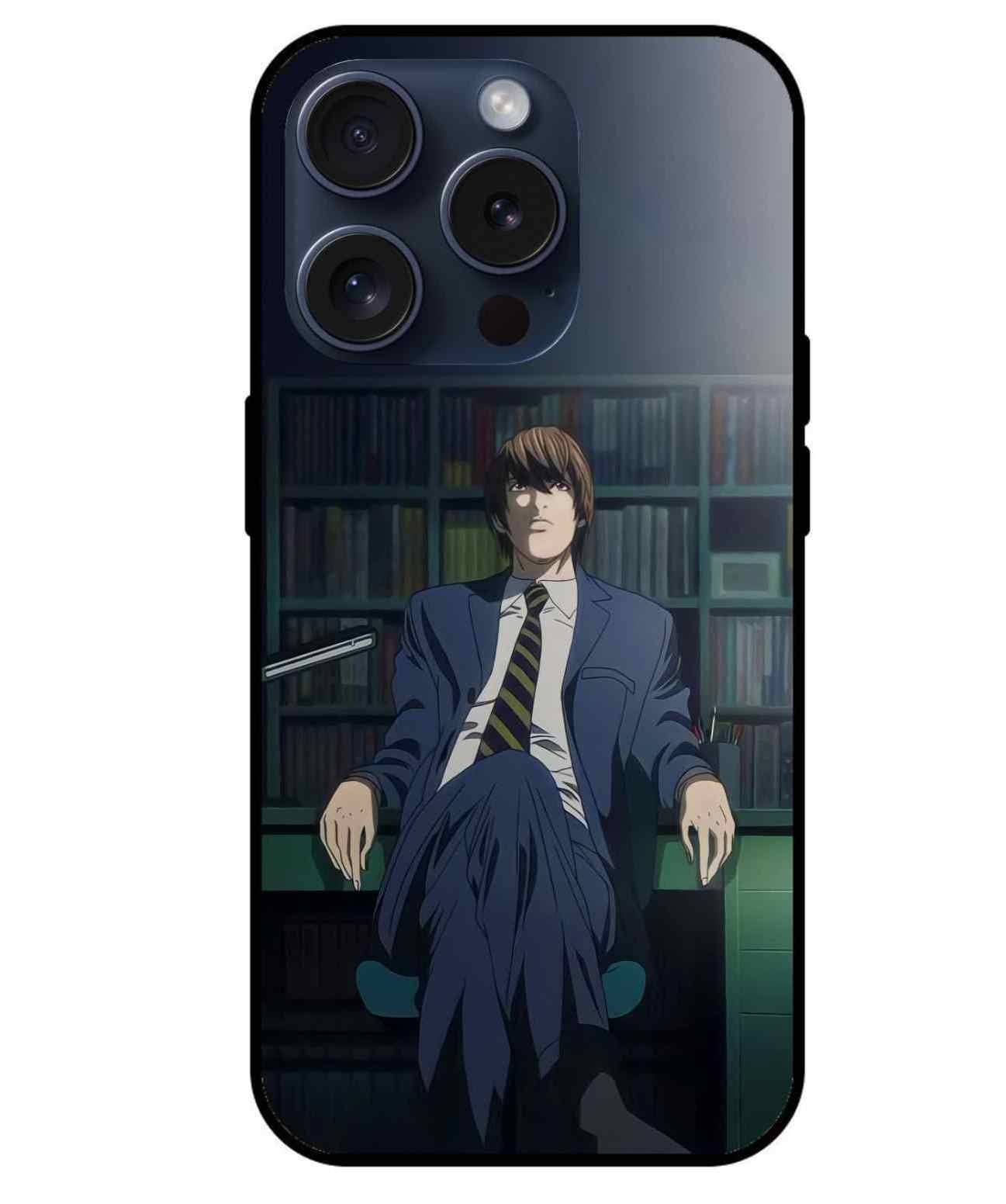 Light Yagami Glass Back Cover