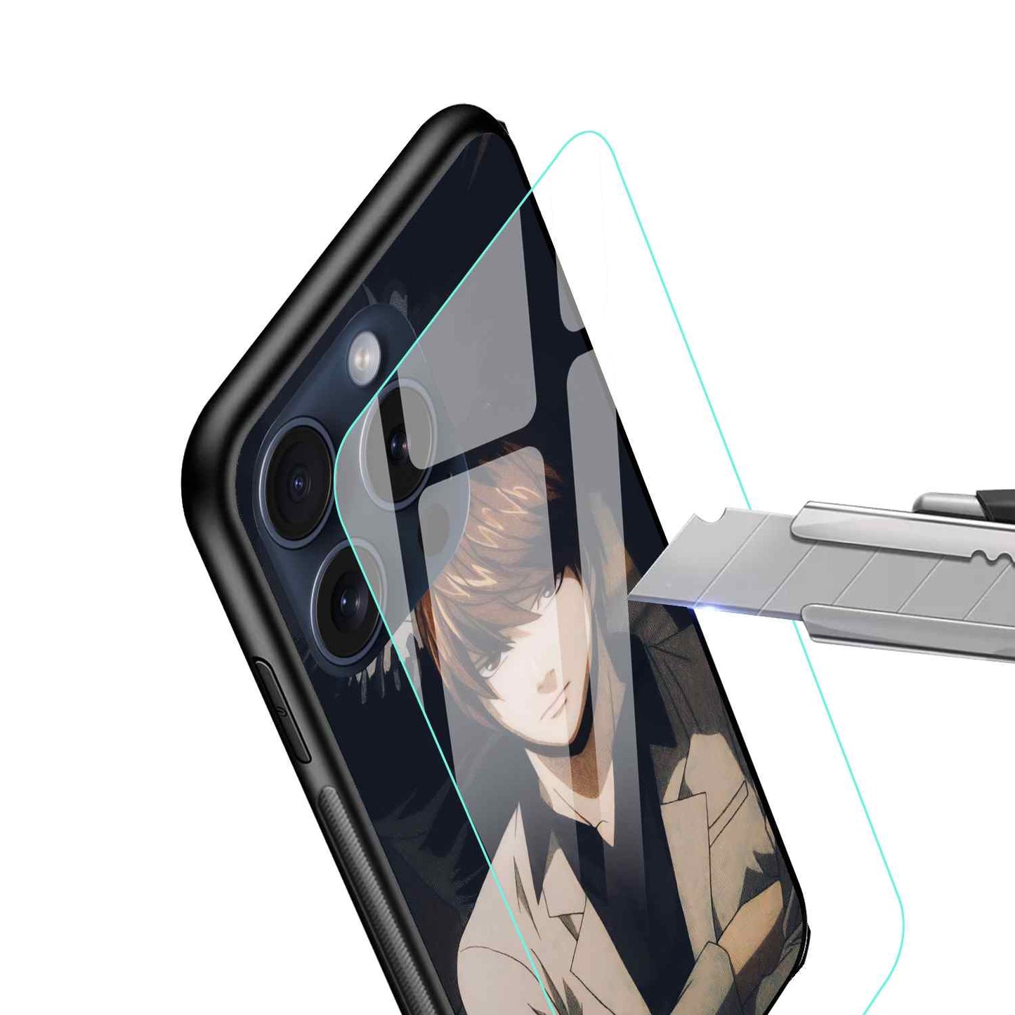 Light Yagami Glass Back Cover