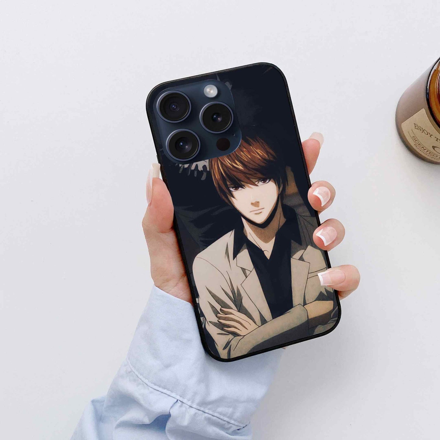 Light Yagami Glass Back Cover