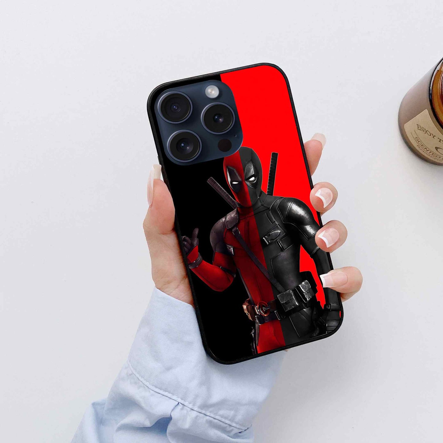 Deadpool Glass Back Cover