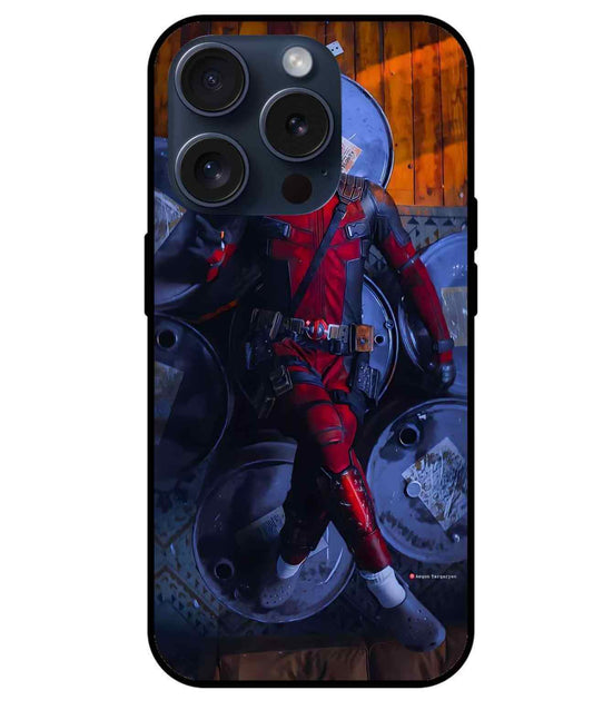 Deadpool Glass Back Cover