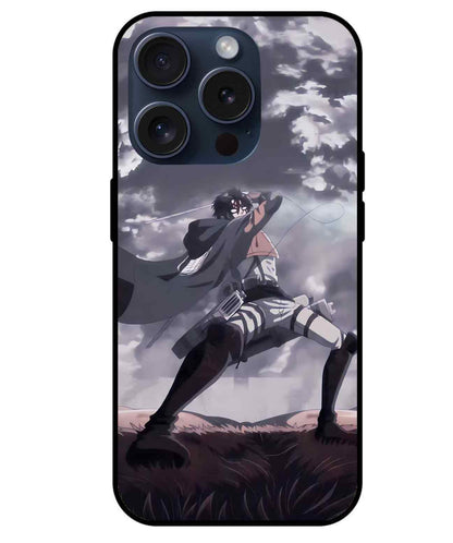 Levi Ackerman Glass Back Cover