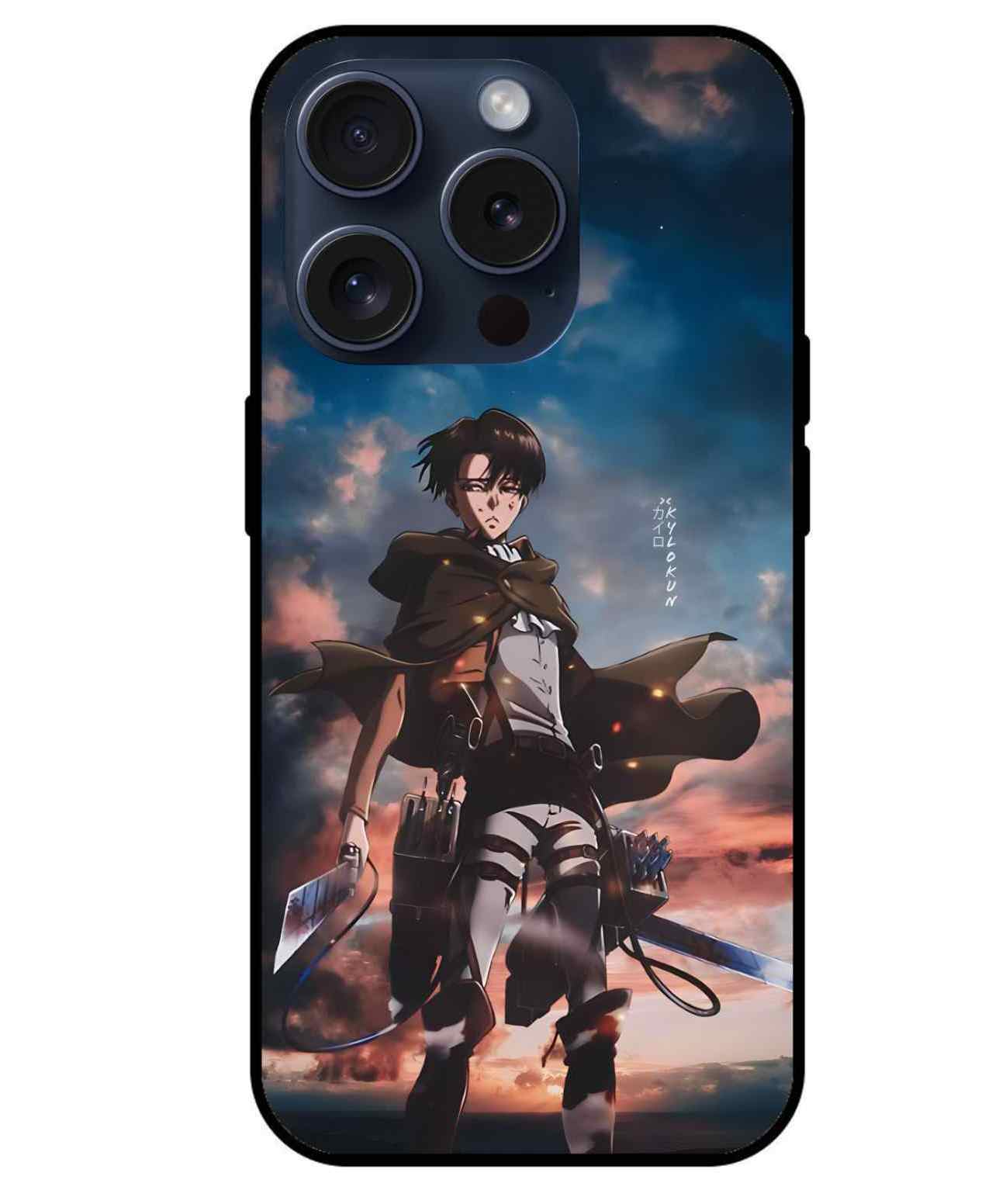 Levi Ackerman Glass Back Cover