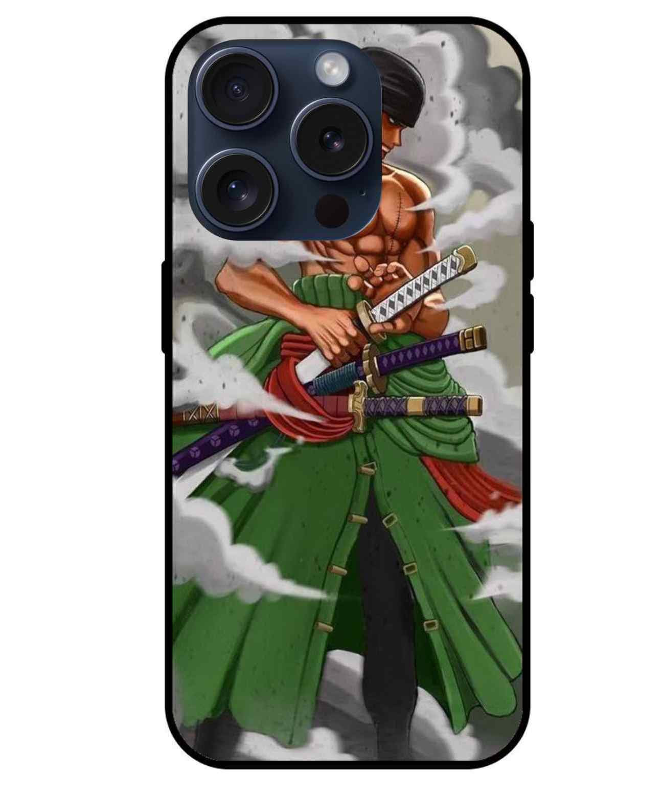 Anime zoro - One Piece Glass Back Cover