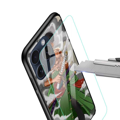 Anime zoro - One Piece Glass Back Cover