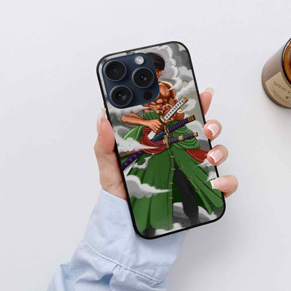 Anime zoro - One Piece Glass Back Cover