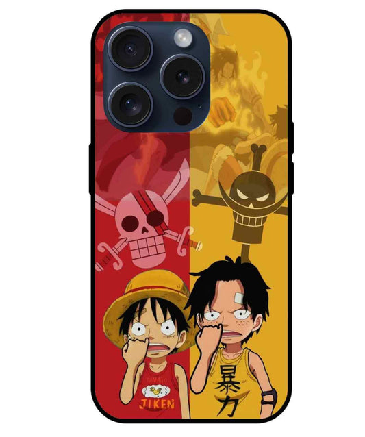 Luffy Ace Child Glass Back Cover