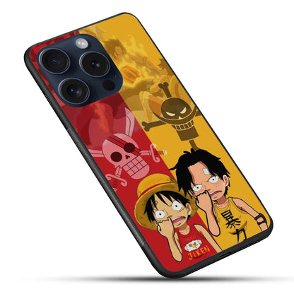 Luffy Ace Child Glass Back Cover