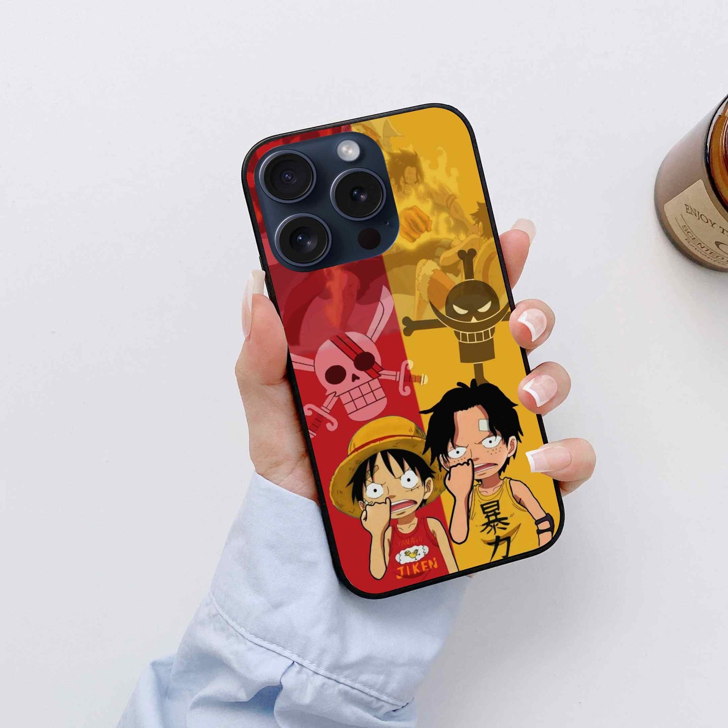 Luffy Ace Child Glass Back Cover