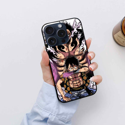 Luffy One Piece Glass Back Cover