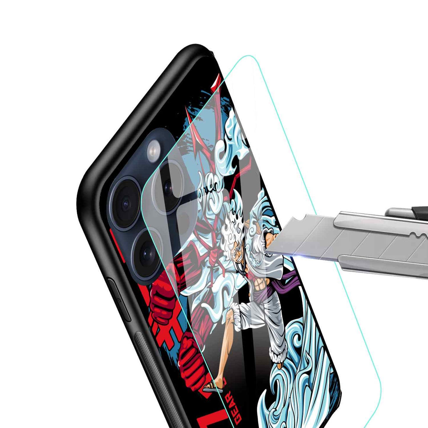 Luffy x Gear Glass Back Cover