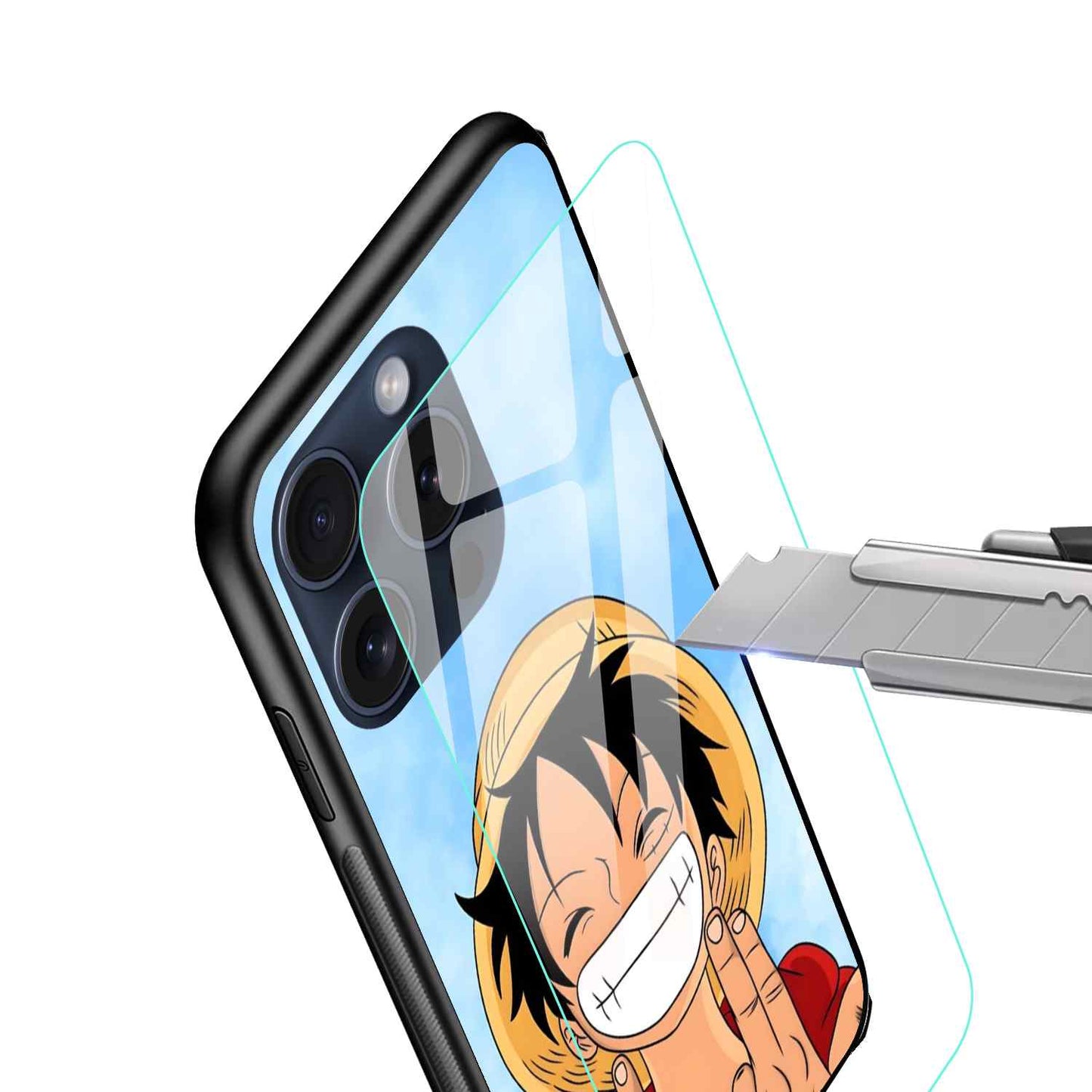 Luffy Glass Back Cover