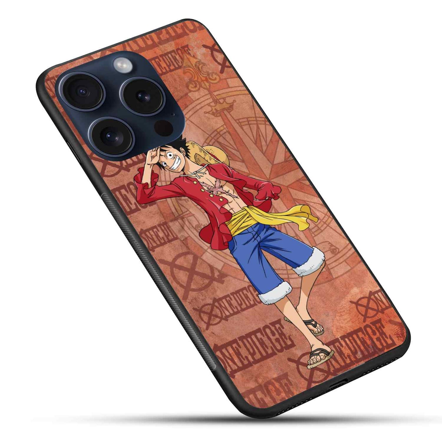 Monkey D luffy Glass Back Cover