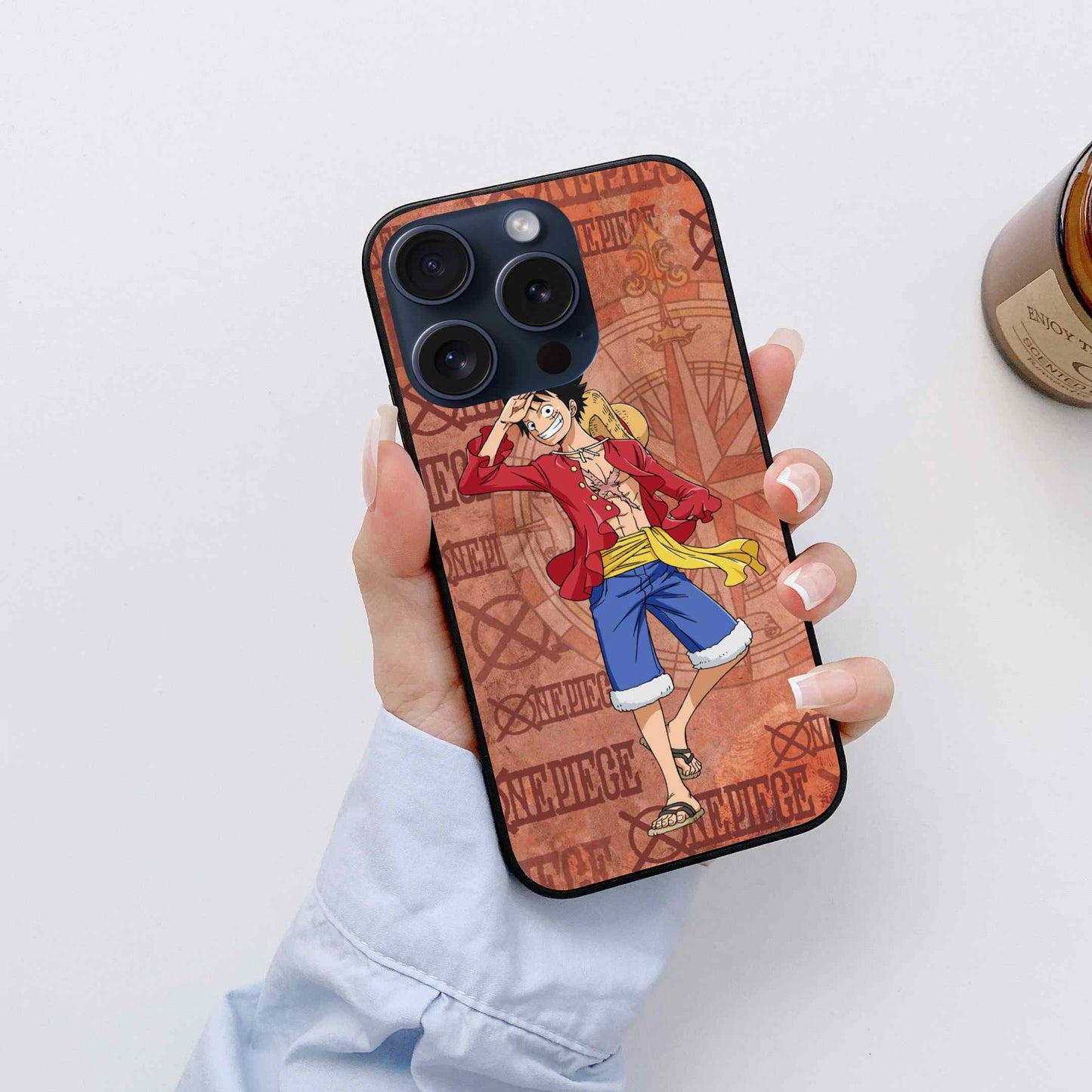 Monkey D luffy Glass Back Cover