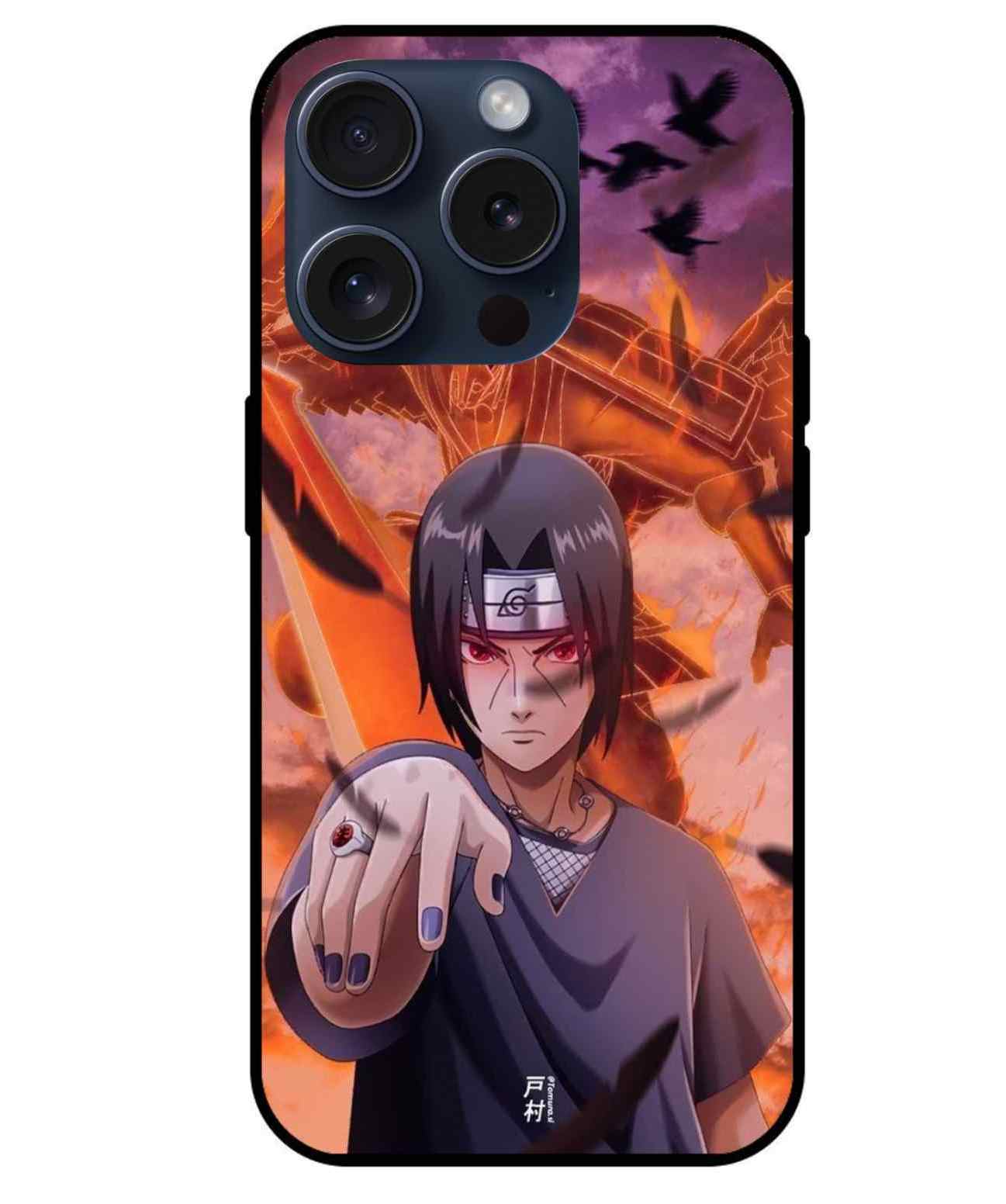 Naruto Uchiha Itachi Glass Back Cover