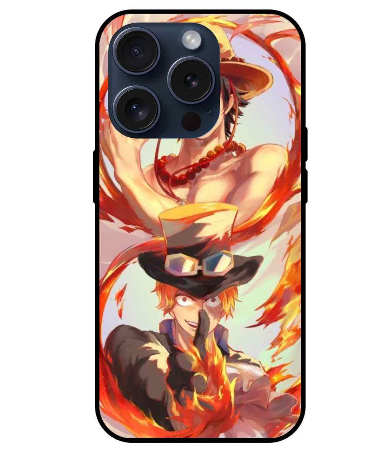 One Piece Fire Glass Back Cover