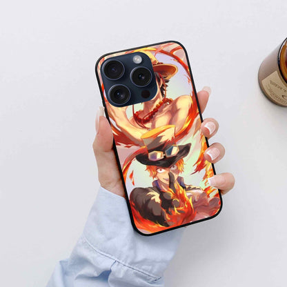 One Piece Fire Glass Back Cover