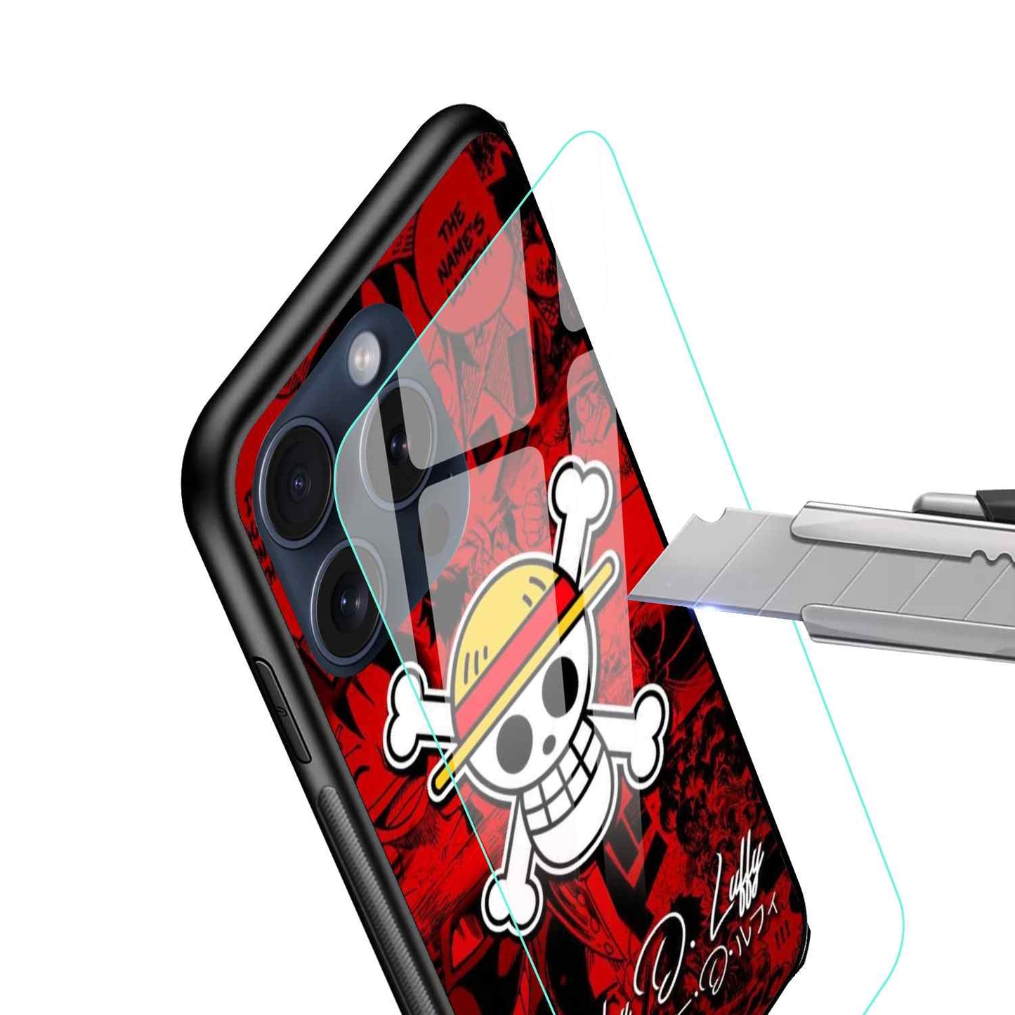 One Piece Luffy World Glass Back Cover