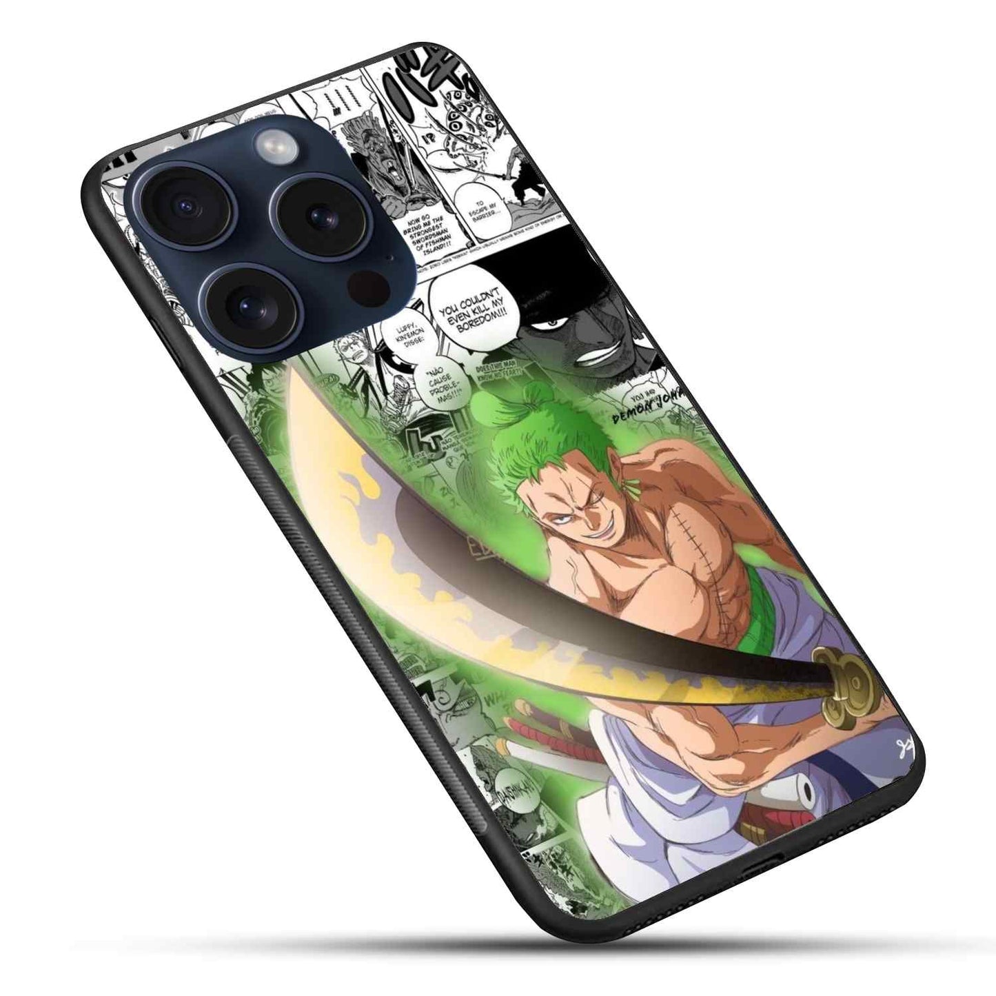 Roronoa Zoro Zorojuro Glass Back Cover