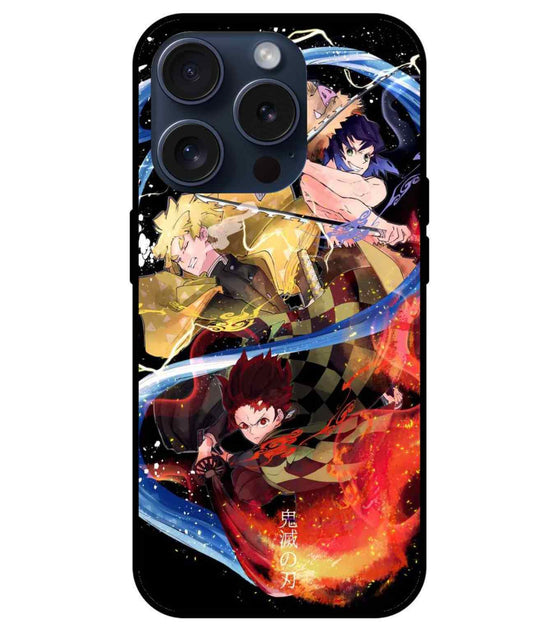 Demon Slayer Glass Back Cover