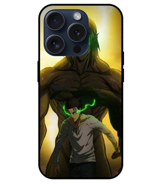 Eren Jeager Attack On Titan Glass Back Cover