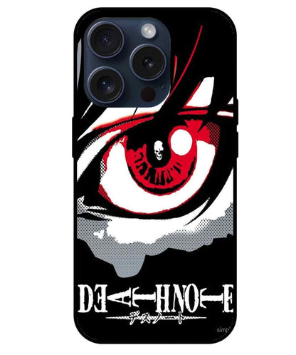 Anime Light Yagami glass Back Cover