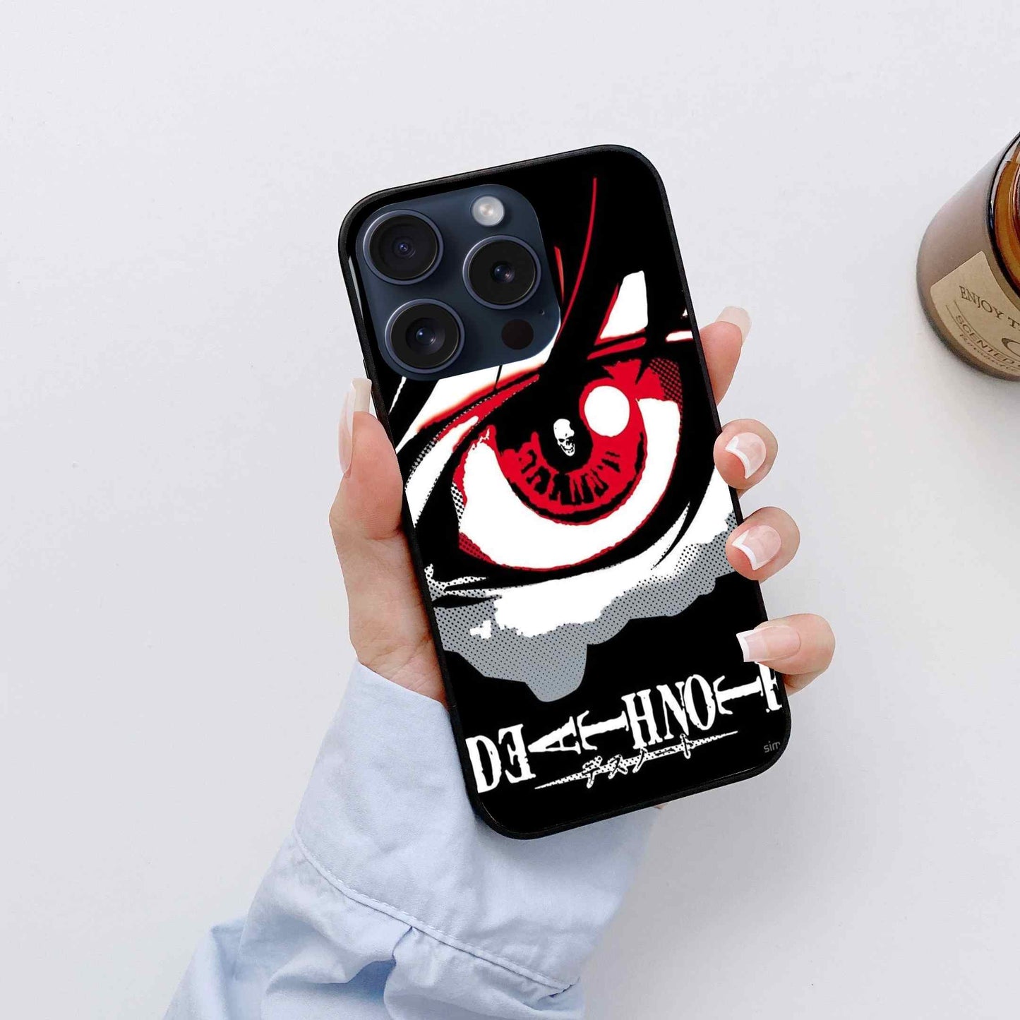 Anime Light Yagami glass Back Cover