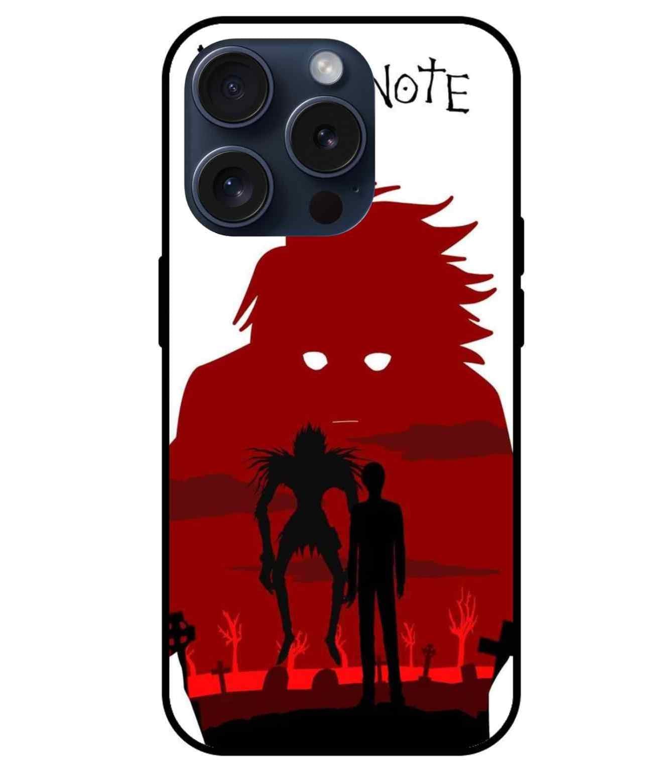 Death Note Poster glass Back Cover