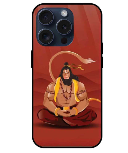 Hanuman ji Glass Back Cover