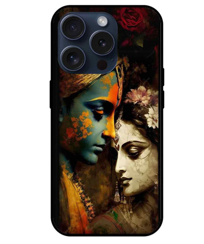 Radha Krishna Glass Back Cover