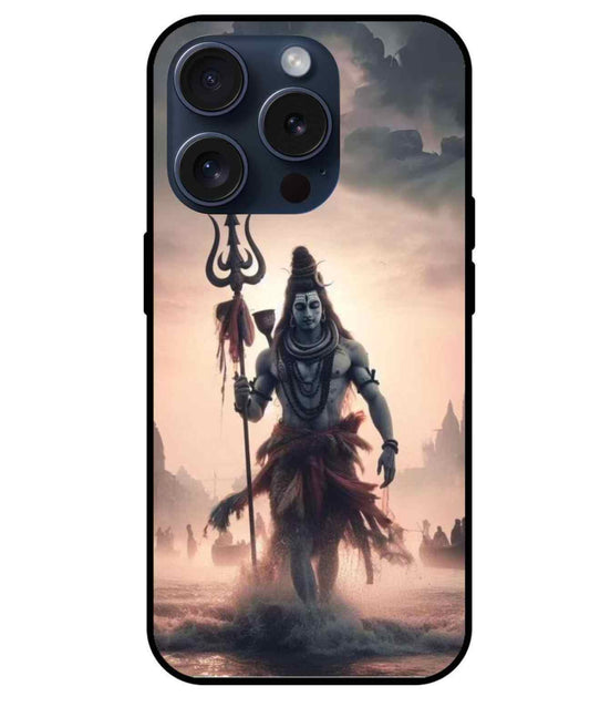 Shiv ji Glass Back Cover