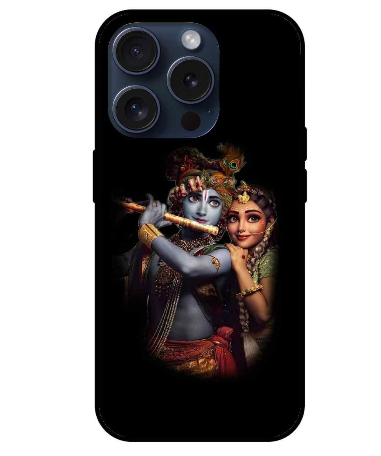 Radha krishna Glass Back Cover