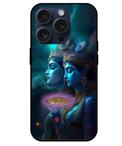 Radha Krishna Glass Back Cover